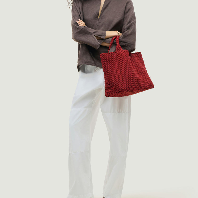 St. Barths Medium Tote | Rosso