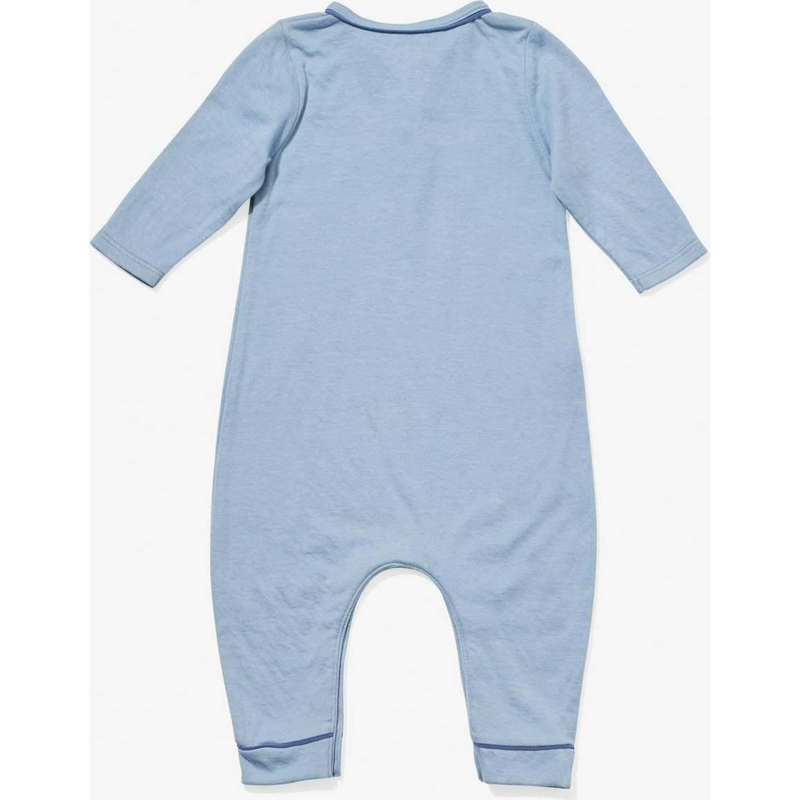 Campbell Romper, Navy Stripe
