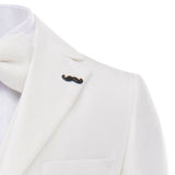 Cream 5pc Peak Lapel Tuxedo