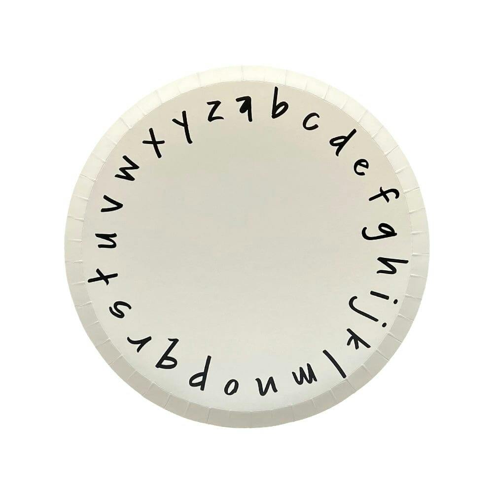 School Days Small ABC Plate