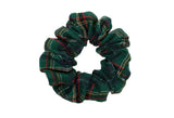 Winter Check Scrunchie