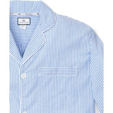 Men's Twill Pajama Set in French Blue Heritage Stripe
