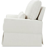 Crawford Performance Eco-Weave Pillowback Chair & a Half Comfort Swivel Glider