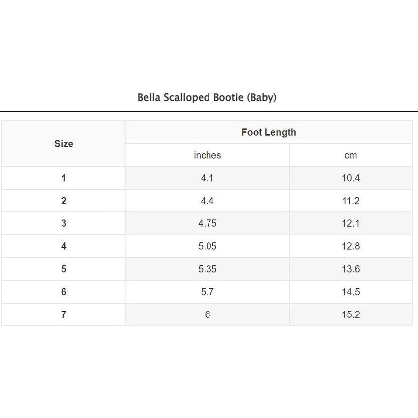 Bella Scalloped Bootie (Baby)