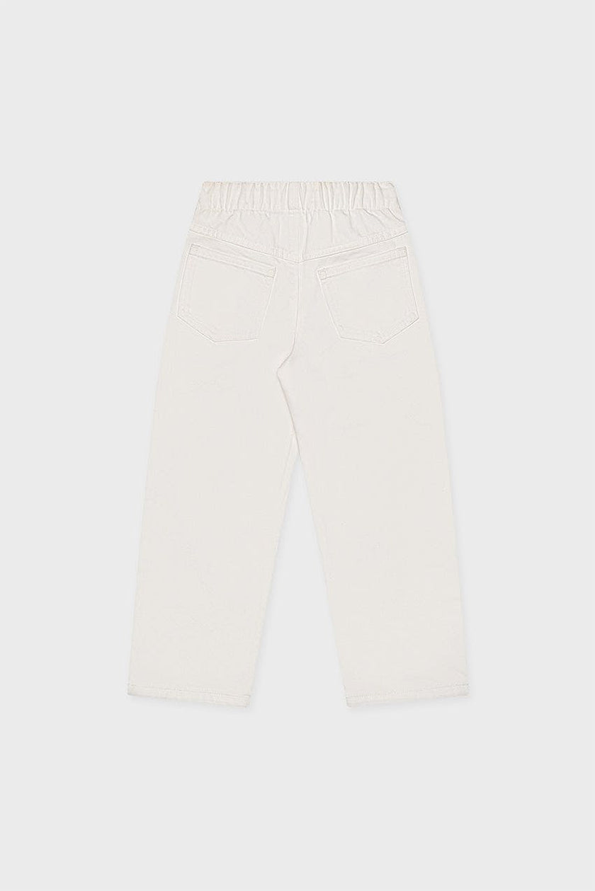 Organic Cotton Drawstring Straight Leg Jean
