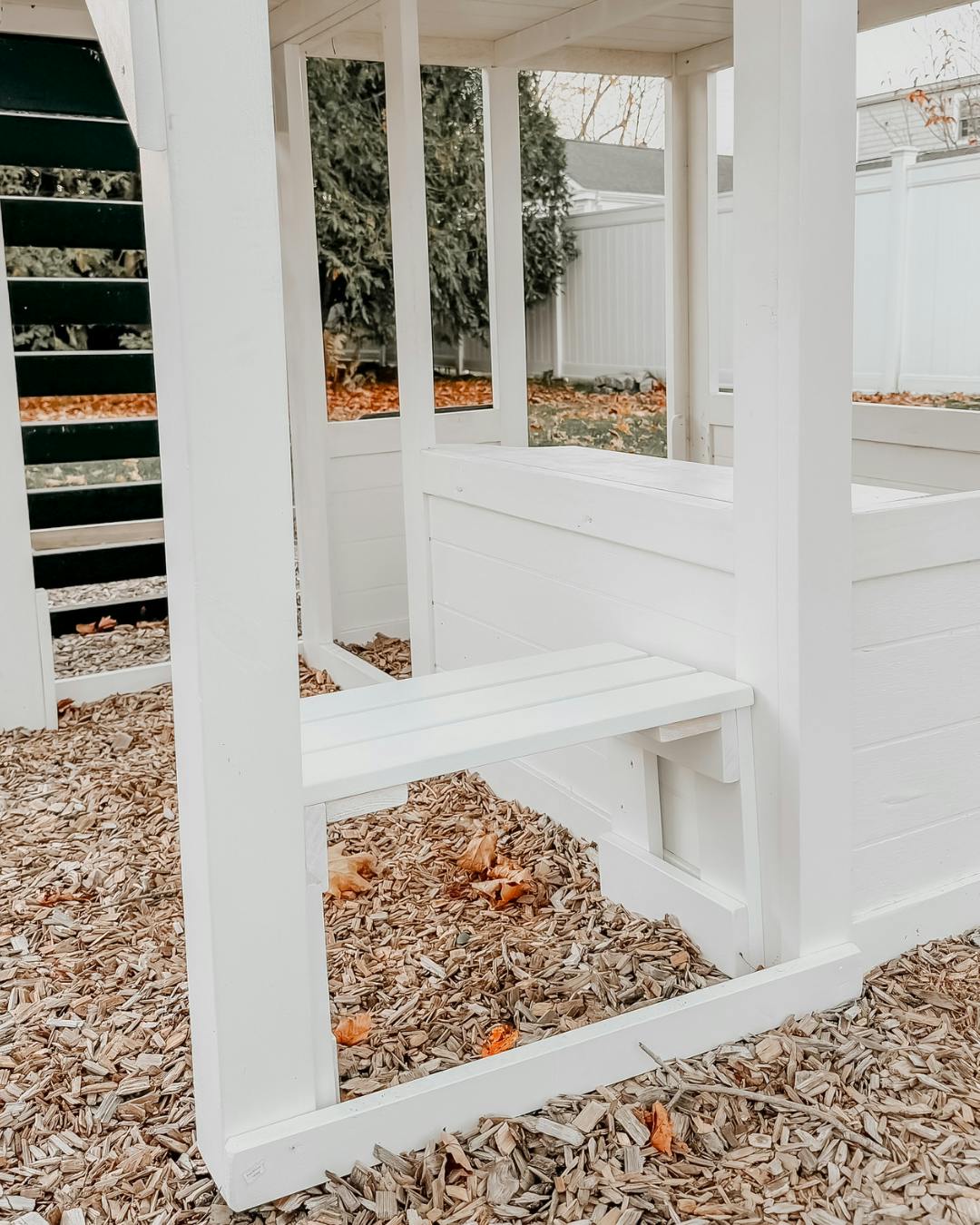 Reign Two Story Playhouse Bench Seat