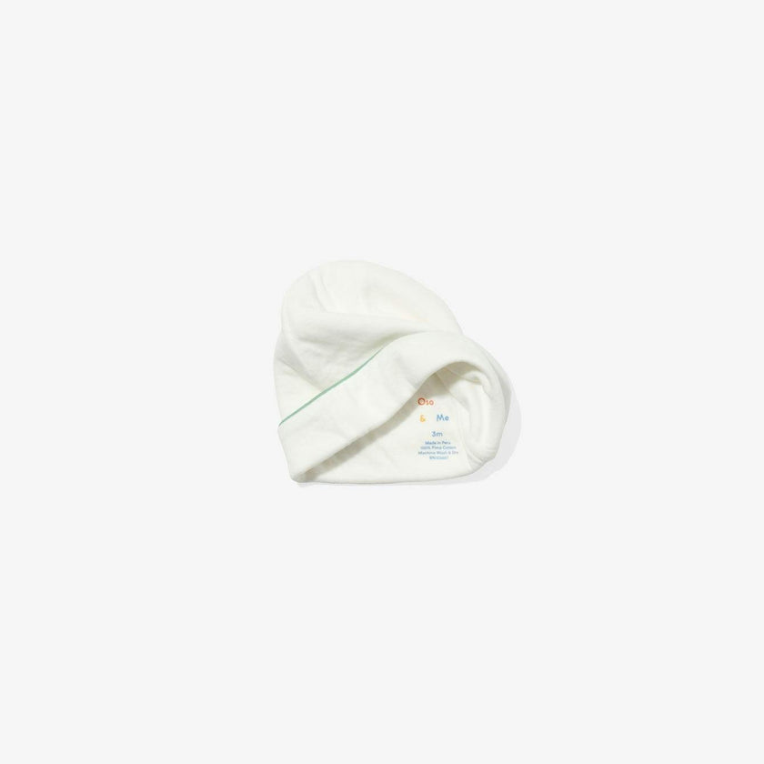 Hazy Hat, Seafoam Piping