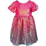 Bubble Gum Shimmer Sequin Dress
