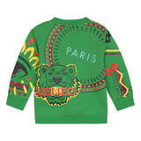 Green sweatshirt with mascots