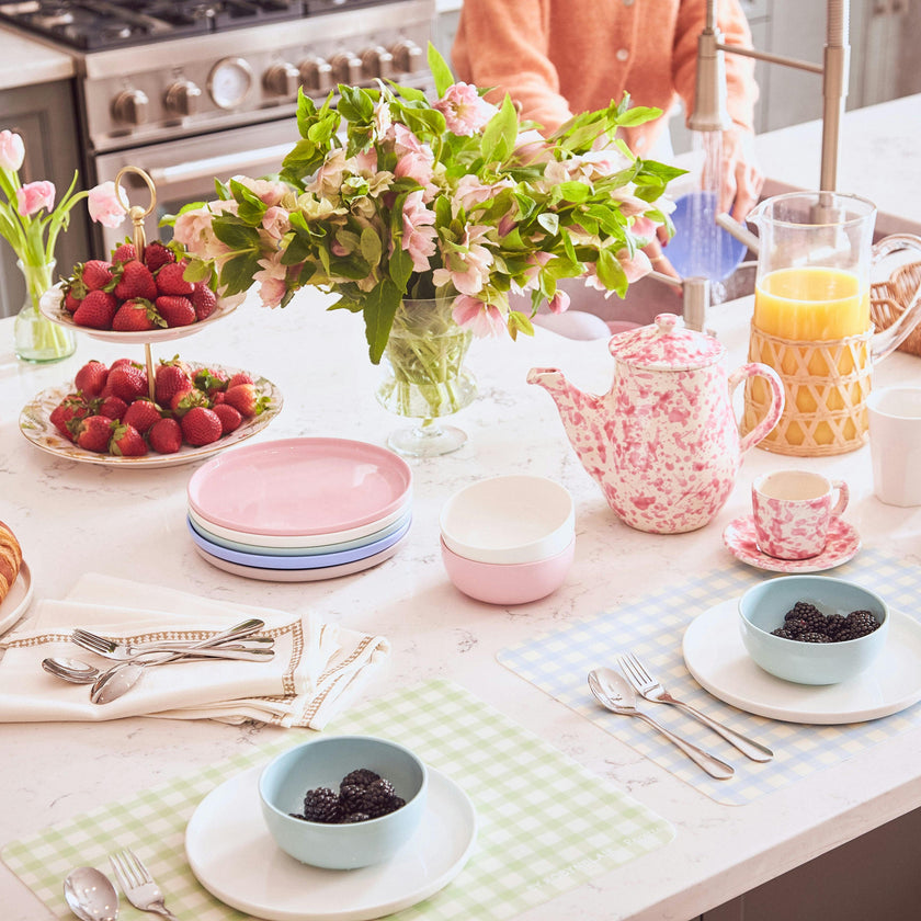 2 Placemats | Green Gingham |  by robynblair x Recette