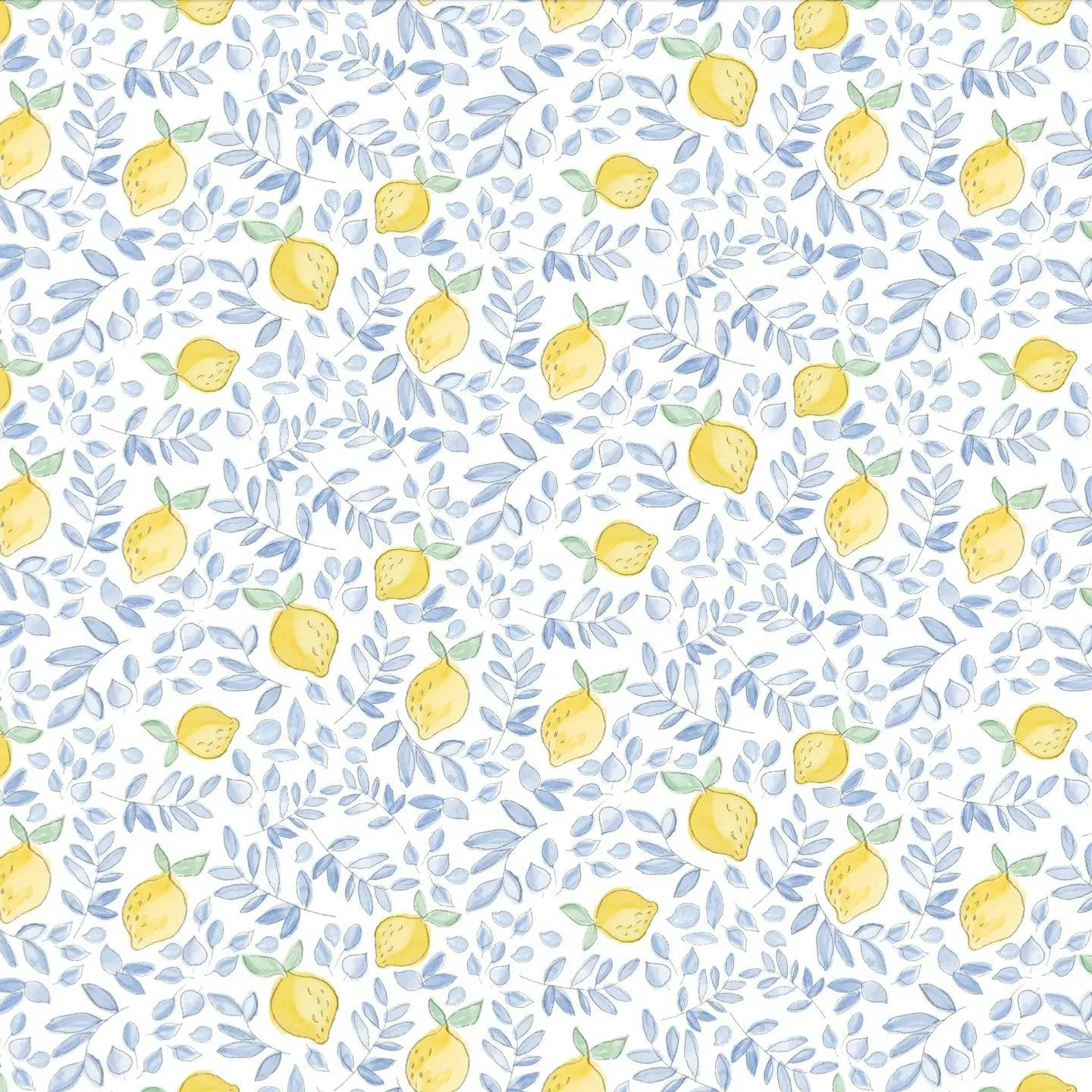 Lemons Pima Cotton Baby Dress w/ Bloomer