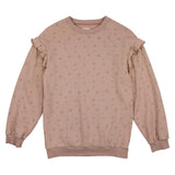 Ruffle Pine Crewneck