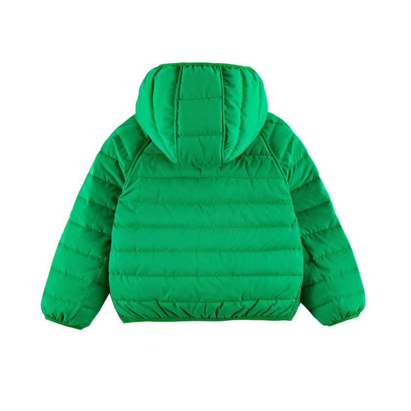 Ryan Reversible Puffer Hood Zipper Down Jacket