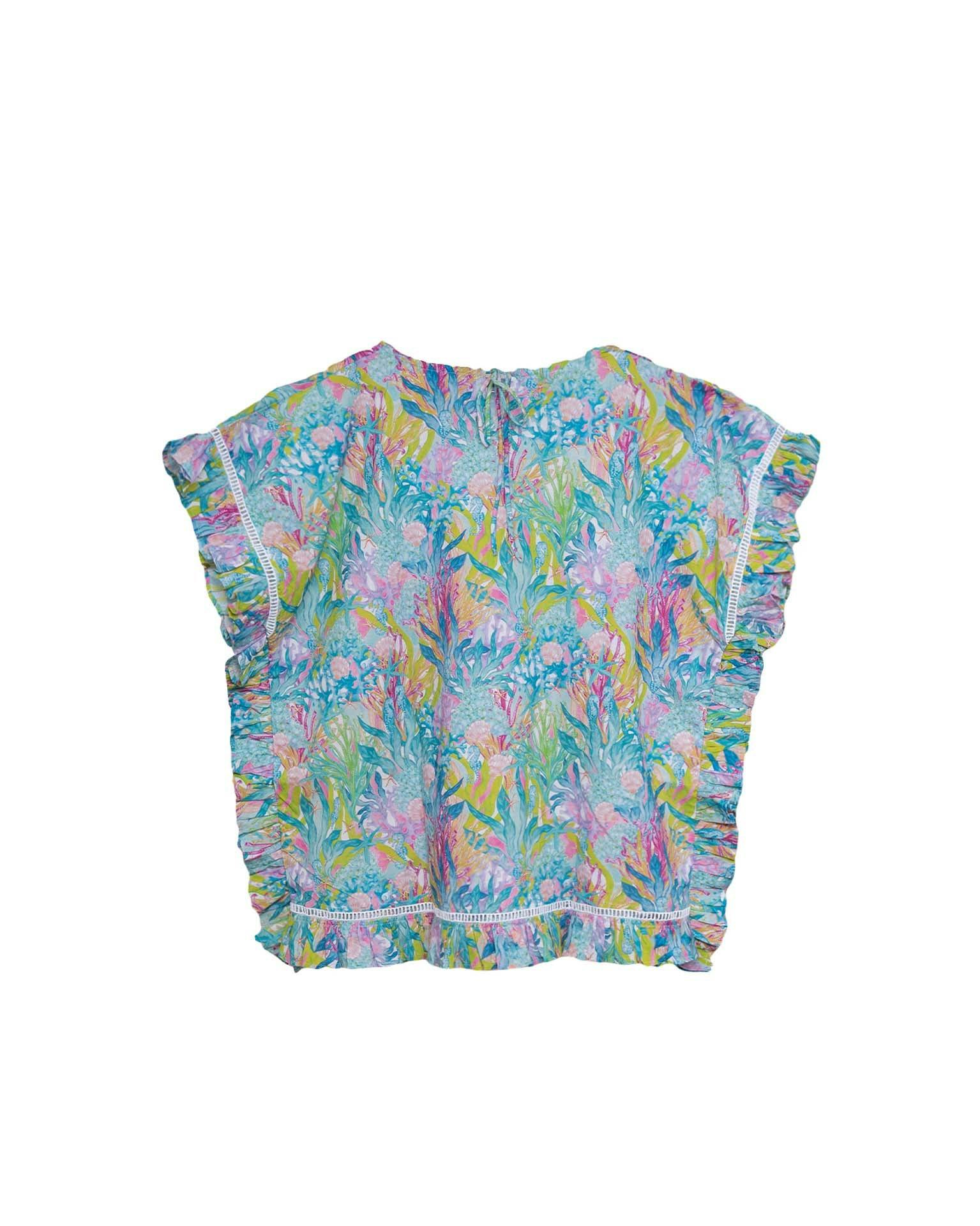 Frilly Beach Cover Up – Coral Dreams