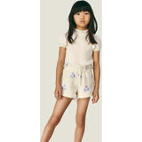 Mipounet SS26 Zoe Flammé, E T Shirt Ecru
