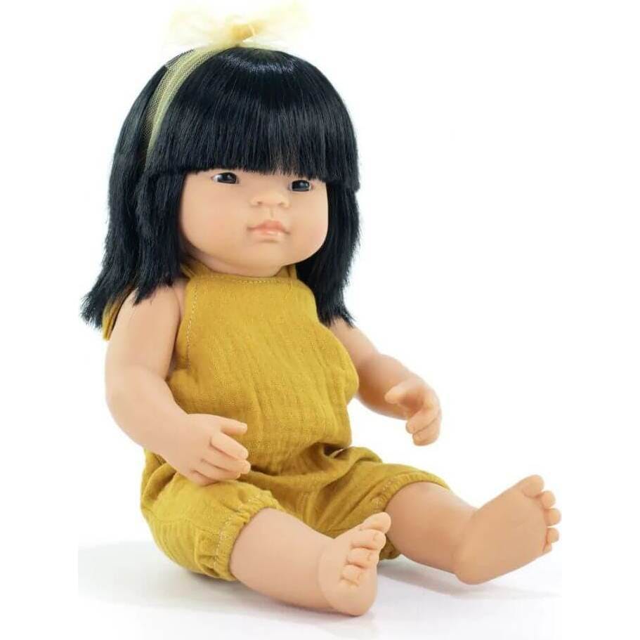 My Friends and Me Collection Asian Baby Girl Doll with Black Hair - 15