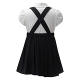 Eloise Blouse & Jersey Pinafore Set