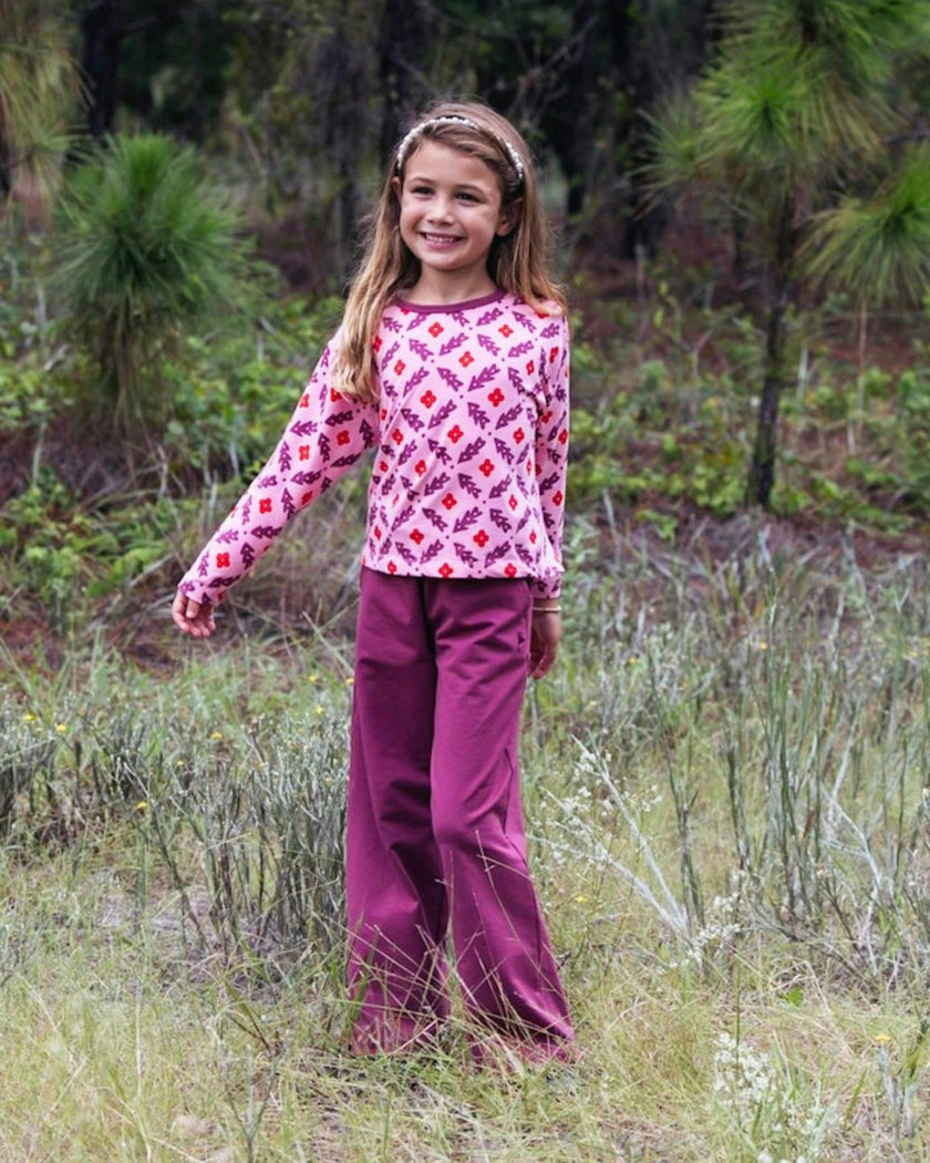 Boxy Tee + Pants Set- Jolly Holly