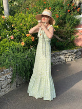 Wildflower Sun Hat (PreOrder Shipping June 19th) - Light Pink Wide & Short Grosgrain Ribbon