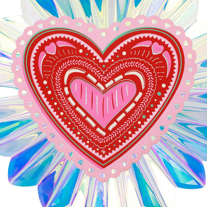 Packed Party Decorative Valentine Hearts Pack - Garland & Table Decor (set of 6)