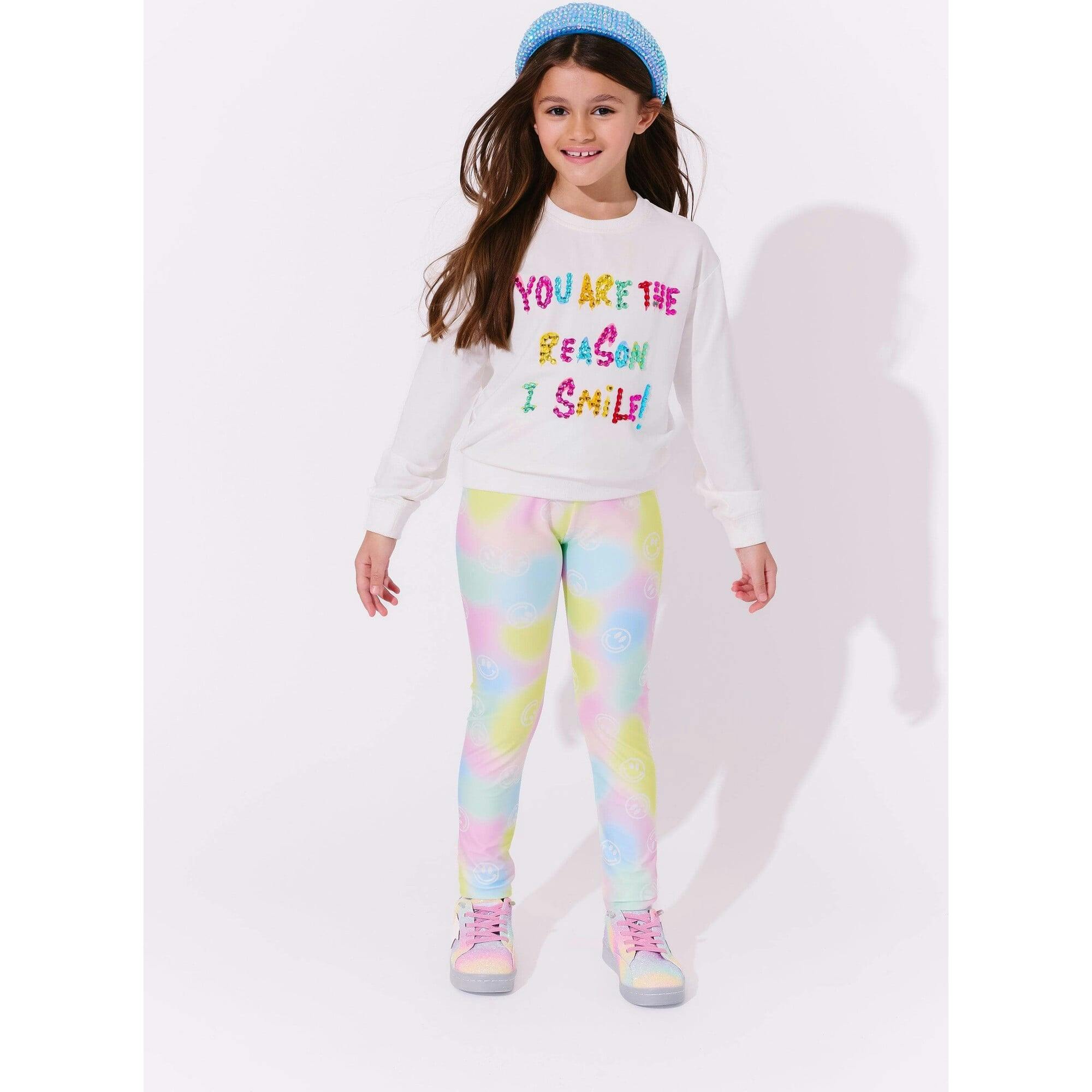 Women’s White You are The Reason I Smile Sweatshirt