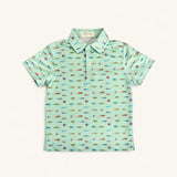 Boys' Performance Polo in Fishing
