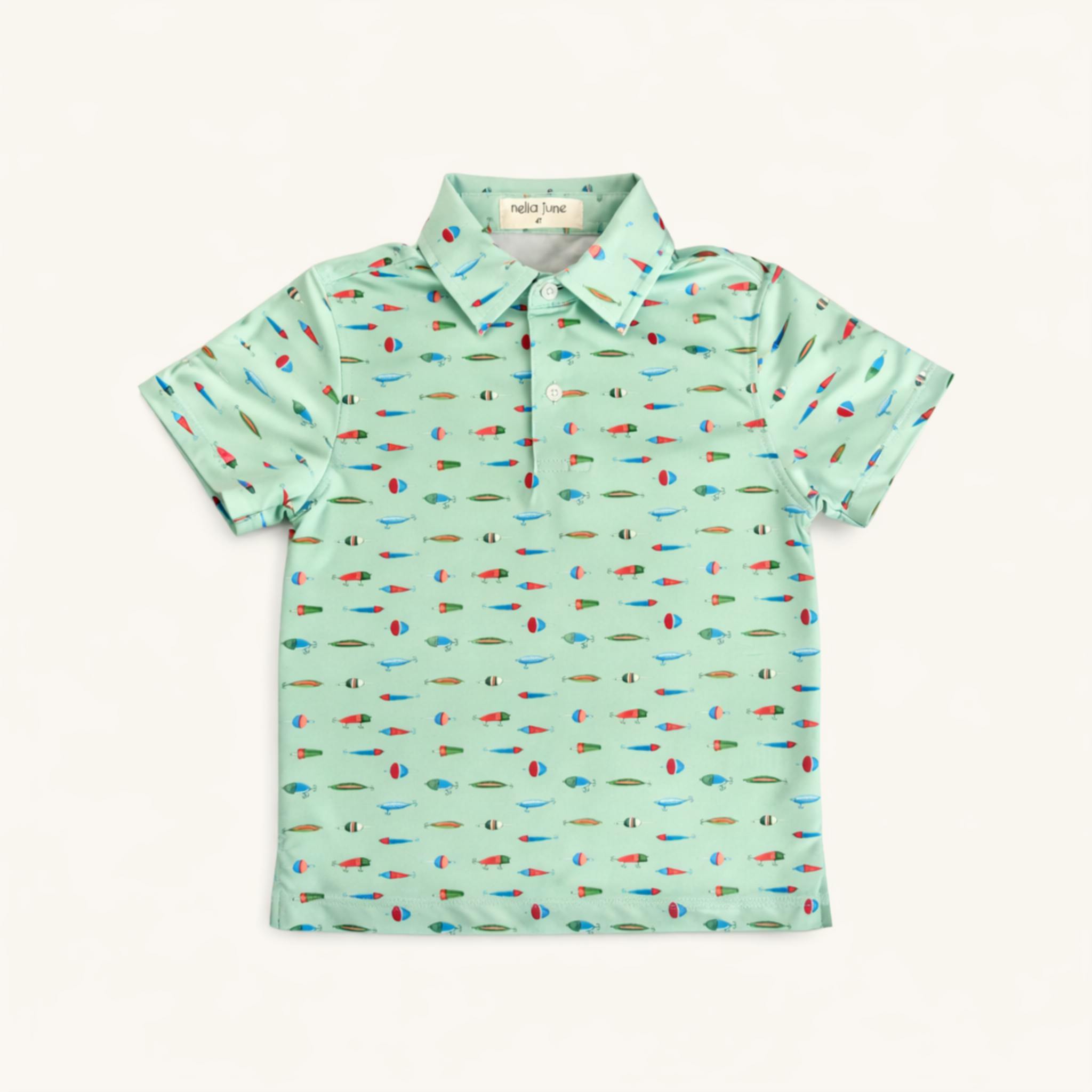 Boys' Performance Polo in Fishing