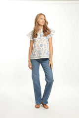 Marion Top - Pastel Cream