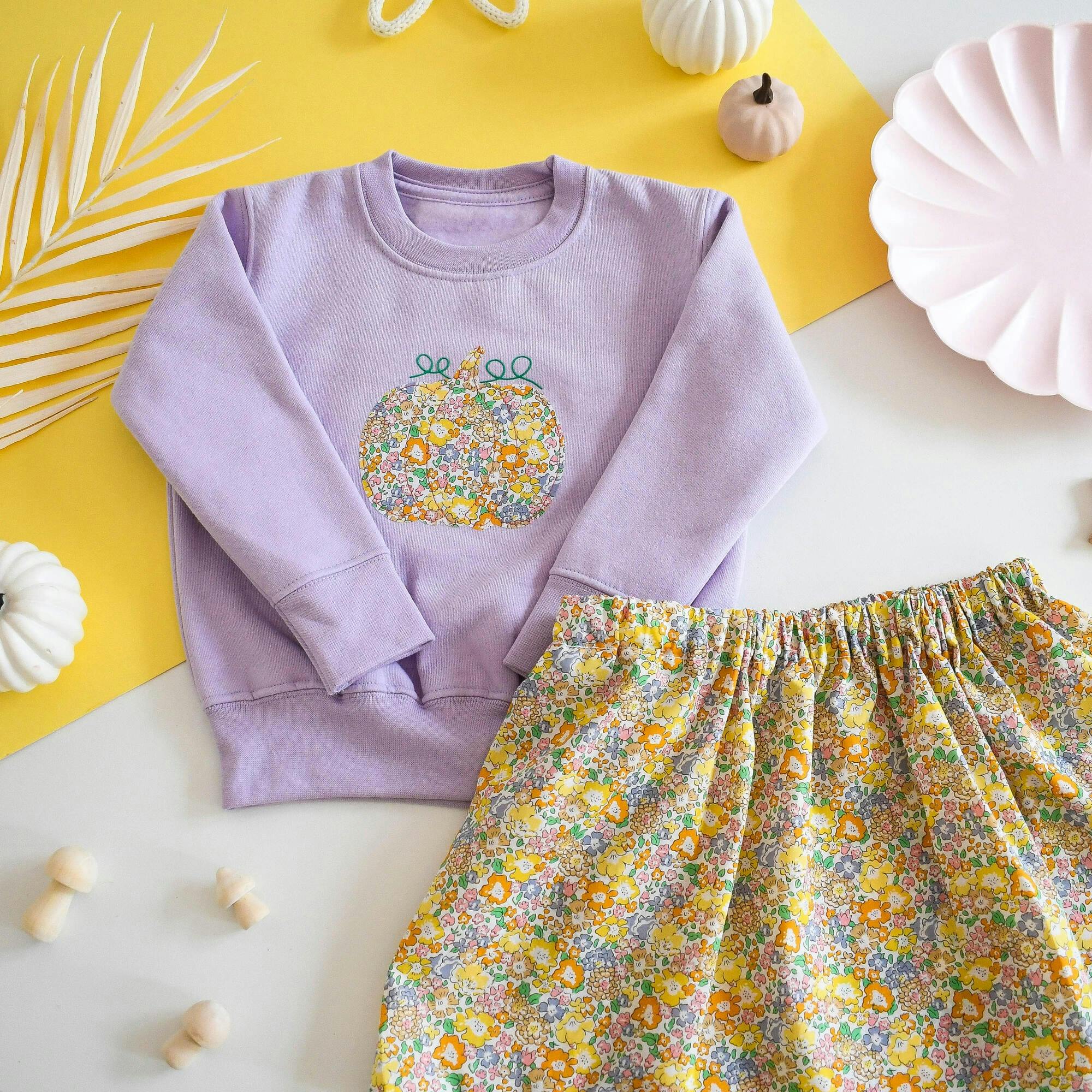 Liberty of London Childrens Elasticated Skirt - Michelle Yellow