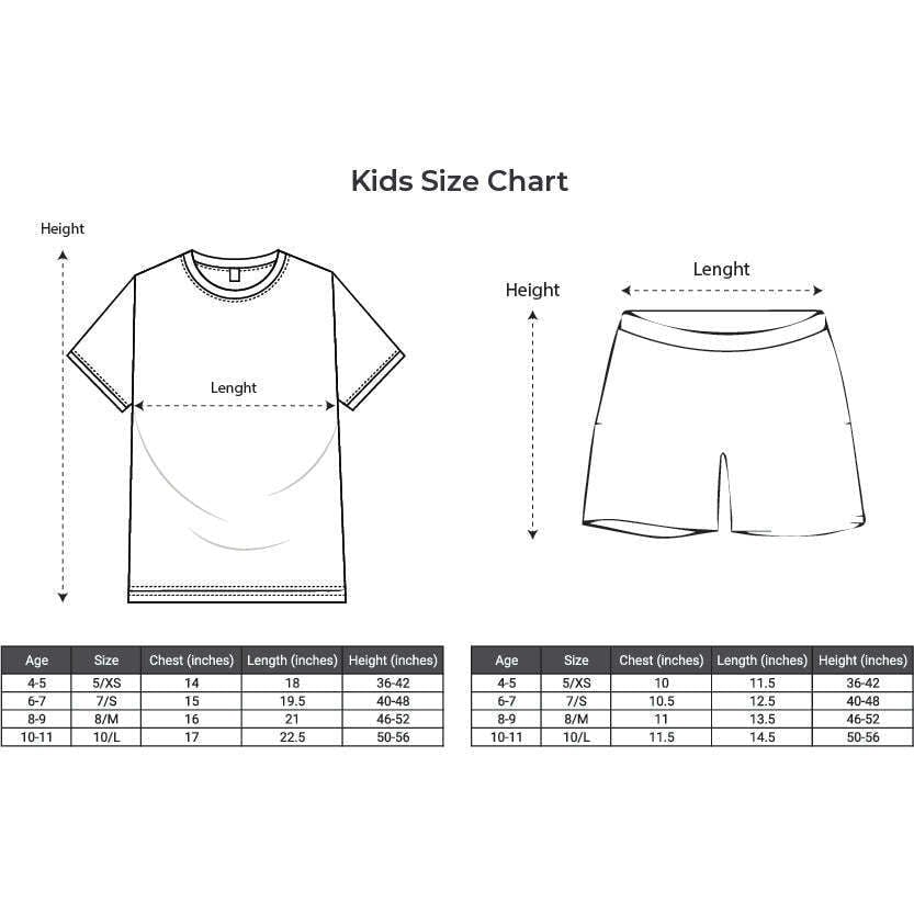 Happy Face "GOOD VIBES" Message T-Shirt and Short Set Kids