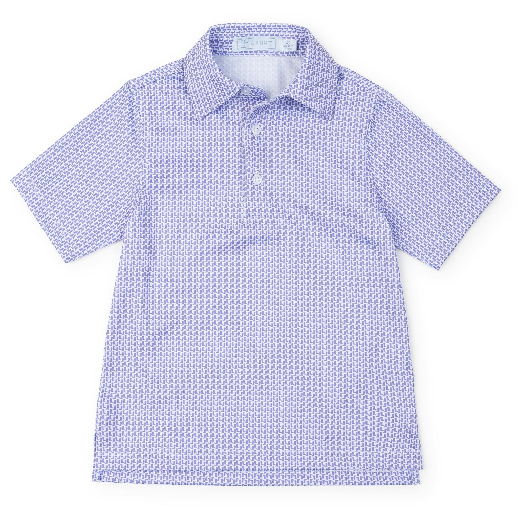 Will Boys' Performance Polo by LH Sport - Rambler Purple