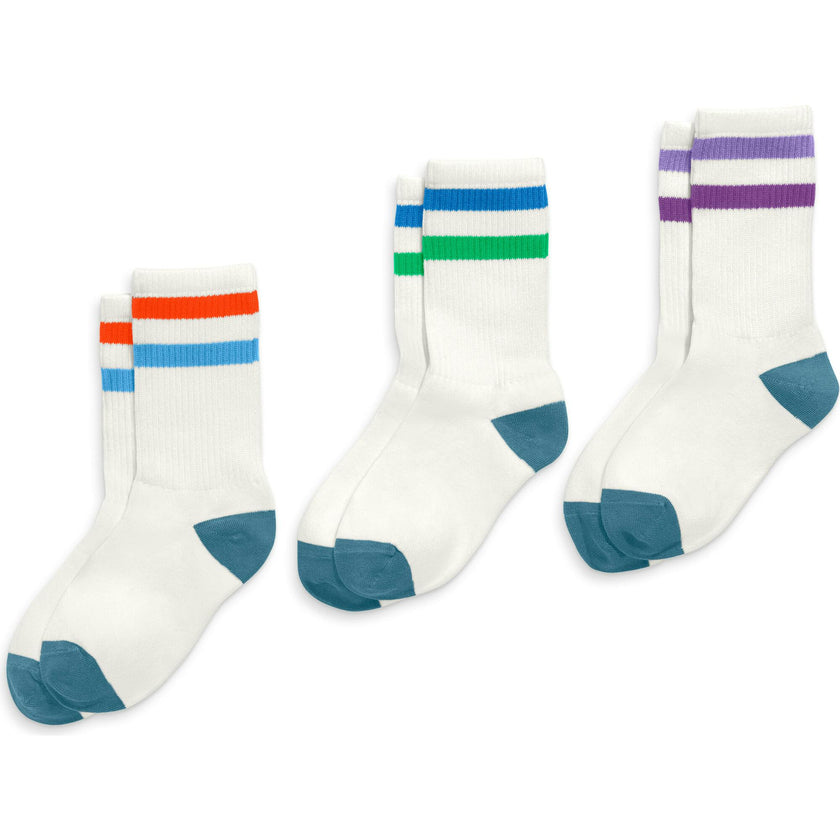 Kids athletic sock 3-pack