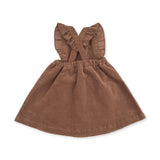 Solid Beaver Fur - Pinafore Dress