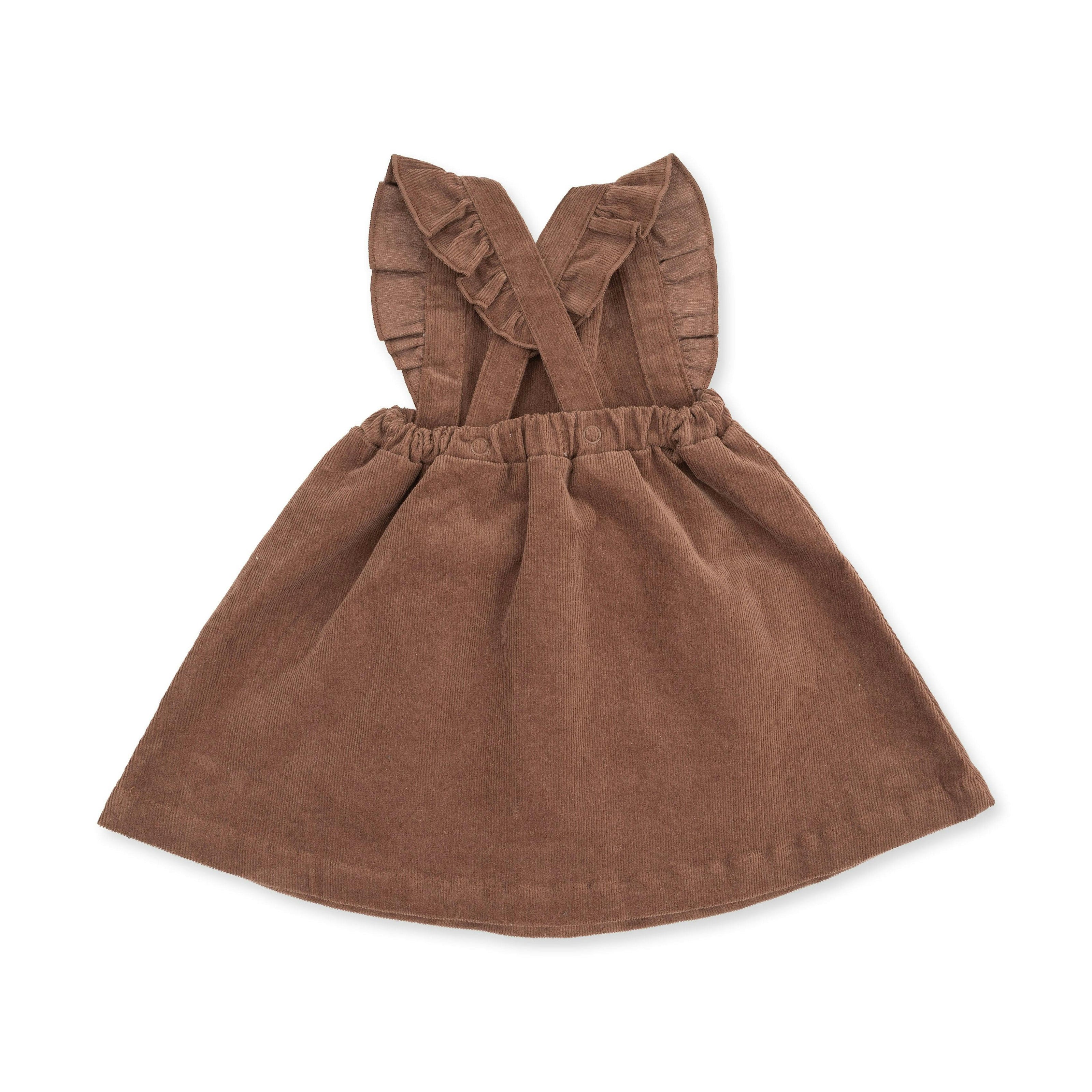 Solid Beaver Fur - Pinafore Dress