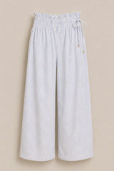 Harley Pants in Blue & White Pinstripe