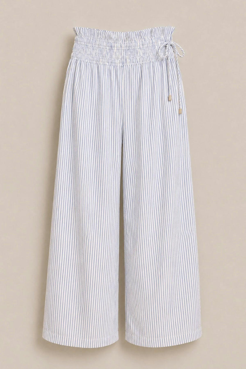 Harley Pants in Blue & White Pinstripe