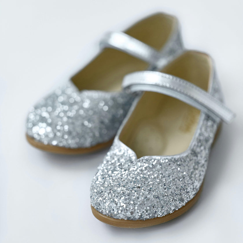 Shiny Silver Shoes