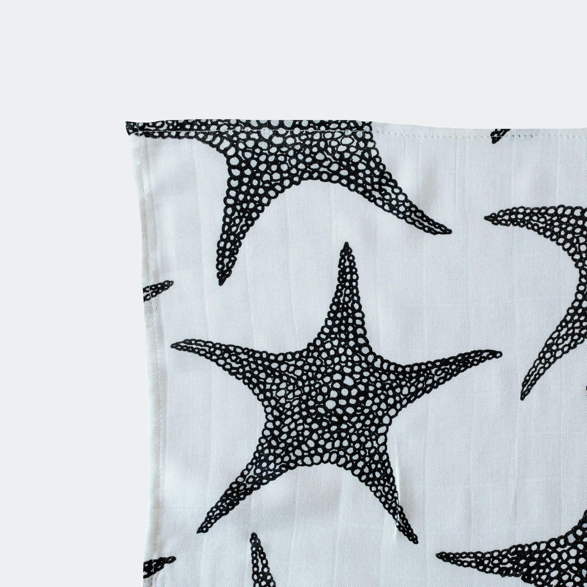 XL STARFISH MUSLIN - for newborn to 4 months old babies