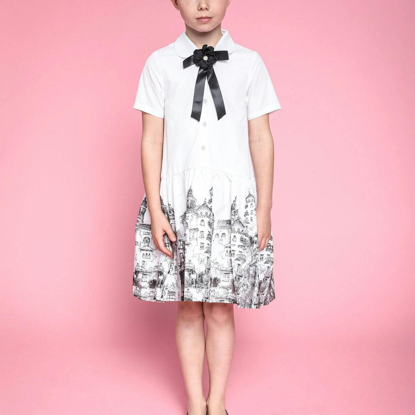 Isabella (white/prints)