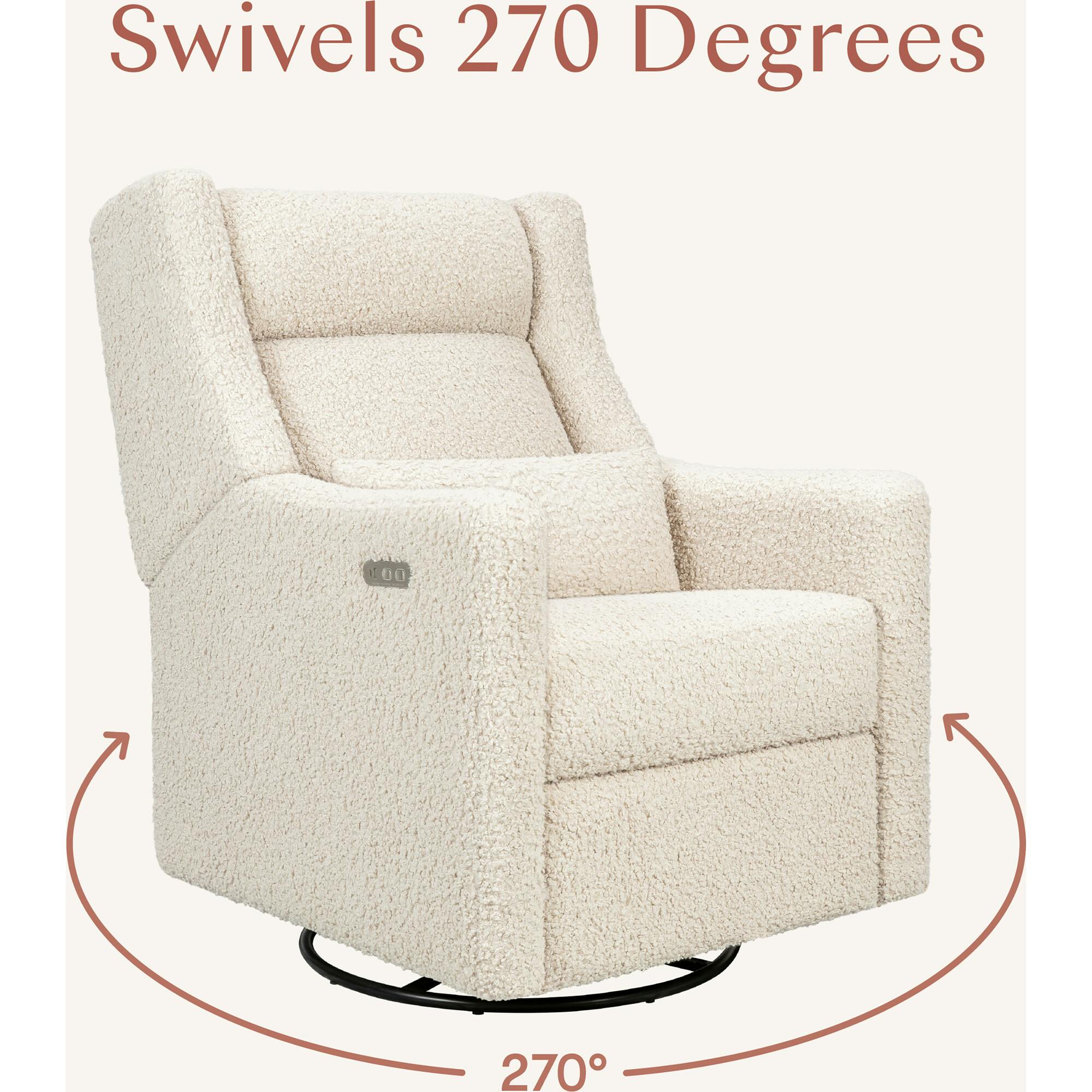 Kiwi Plus Power Recliner and Swivel Glider with Power Adjustable Headrest and USB Port