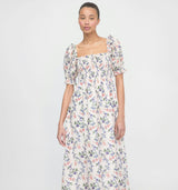 The Scarlett Nap Dress - Pink Scallop Bow Chintz