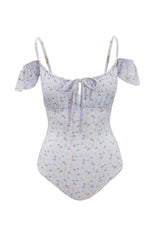 Maise One Piece in Blue Ditsy Floral