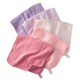 RILEY 5-Pack Crinkle Muslin Burp Cloths