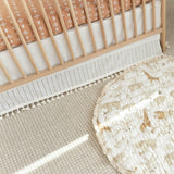 Off-White Boho Crib Skirt