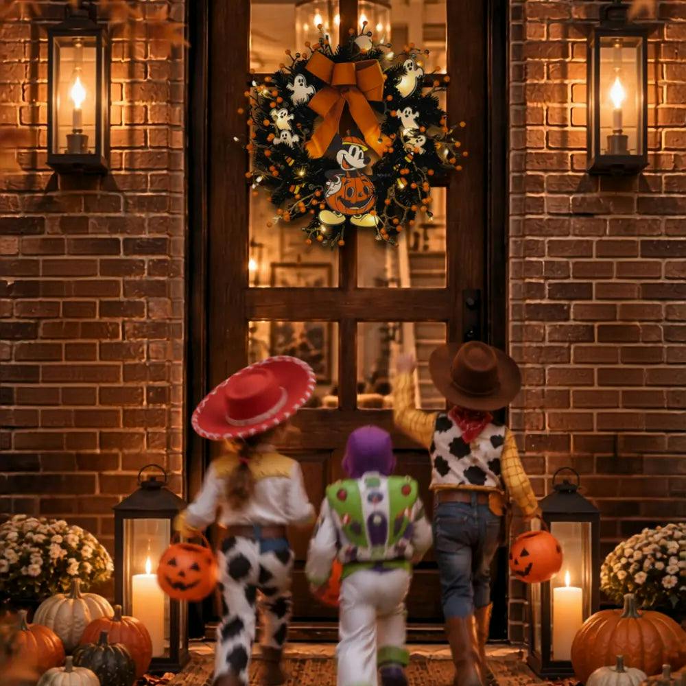 Disney® Mickey Mouse Halloween Wreath Pre-Lit