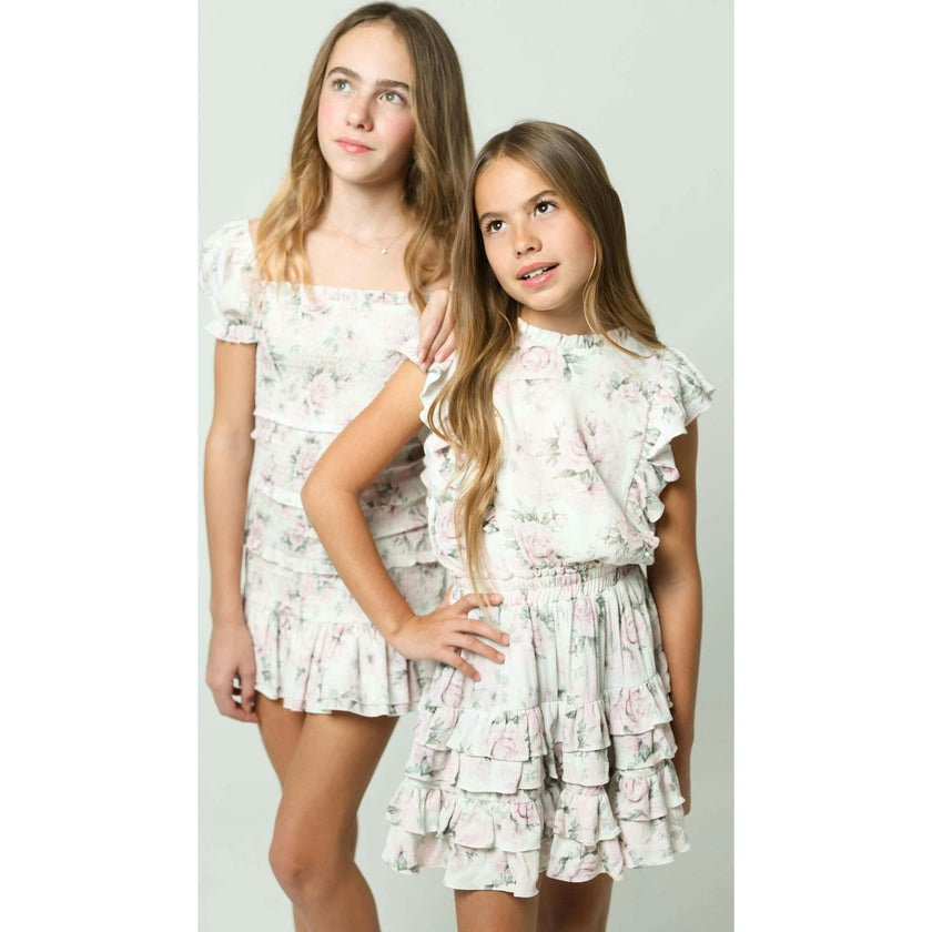 Gustavia Dress in Dusty Rose