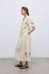Narcise Woman Skirt Ecru