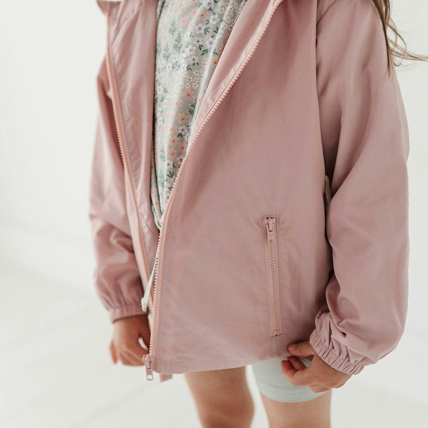 Light-weight Windbreaker in Spring Mauve