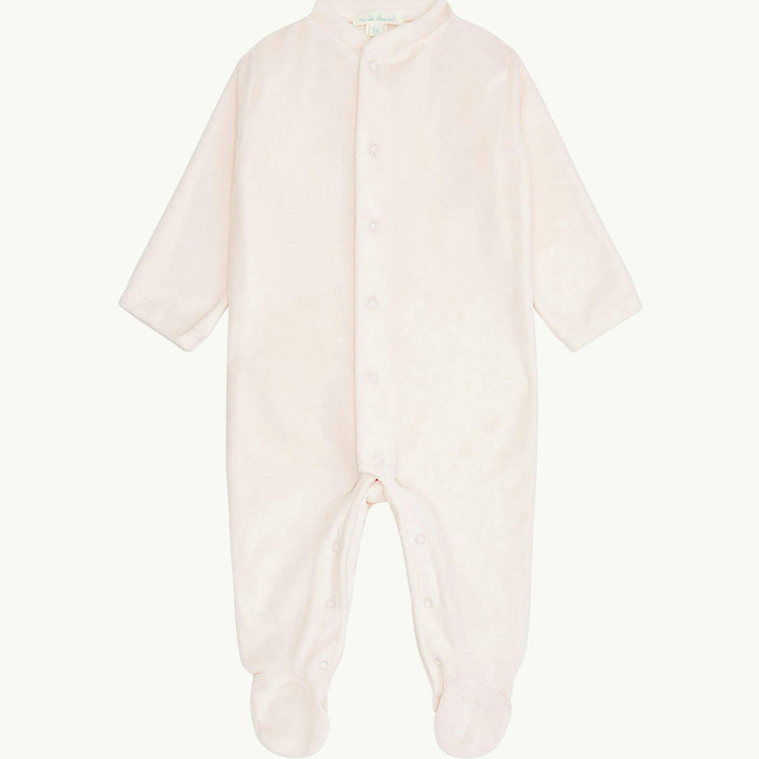Velour Angel Wing™ Sleepsuit - Pink