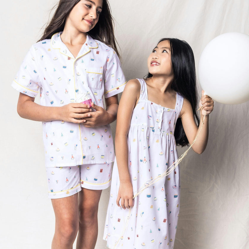 Girl's Twill Charlotte Nightgown in Birthday Wishes